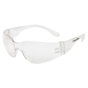 Clear Safety Glasses with Duramass Scratch Resistant Lens, Lightweight, ANSI Z87 