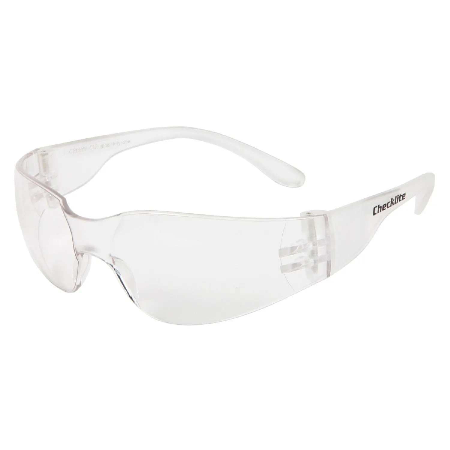 Clear Safety Glasses with Duramass Scratch Resistant Lens, Lightweight, ANSI Z87 