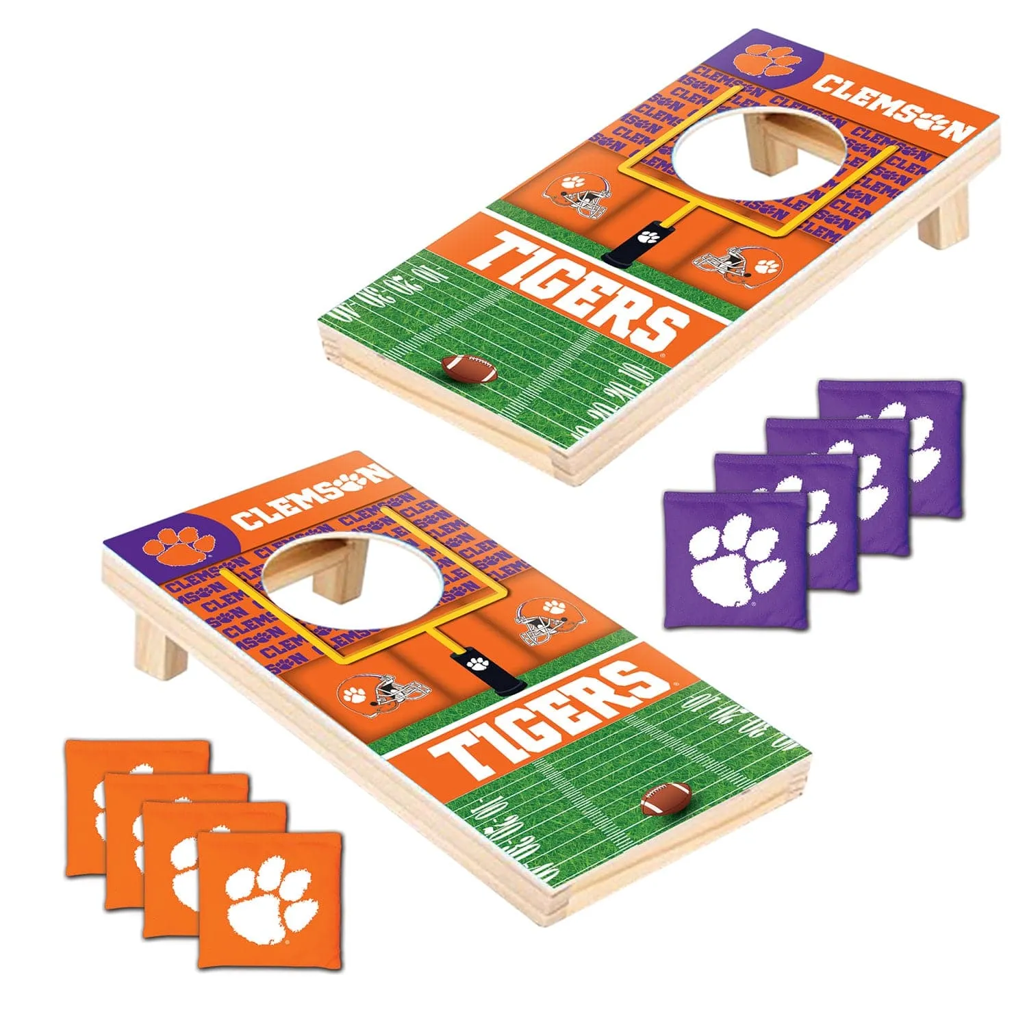 Clemson Tigers - NCAA Tabletop Cornhole