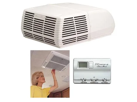 Coleman Mach15 15K Ducted White Air Conditioner  -  Roof, Ceiling & Thermostat