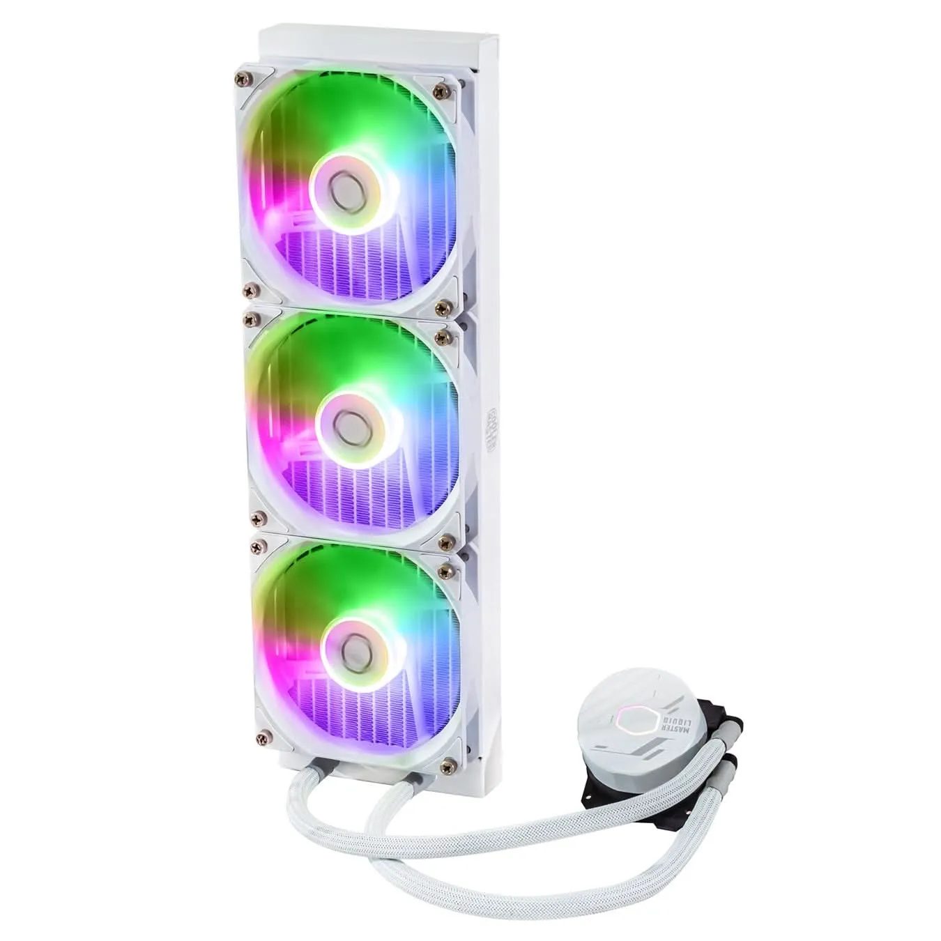 COOLER MASTER ML360 CORE 360MM ARGB AIO LIQUID COOLER WHITE