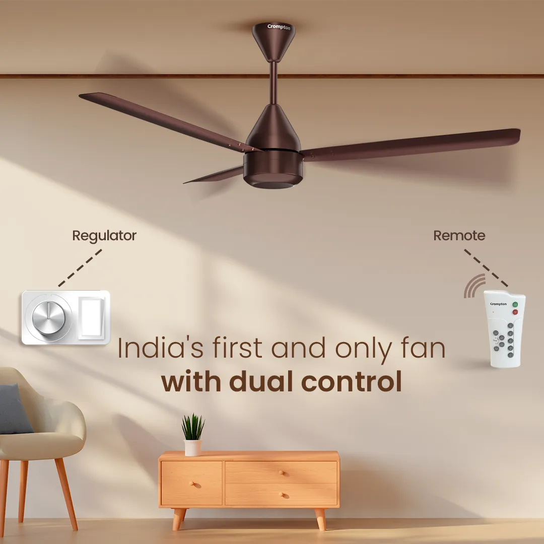 Crompton Energion Groove Regmote BLDC Ceiling Fan