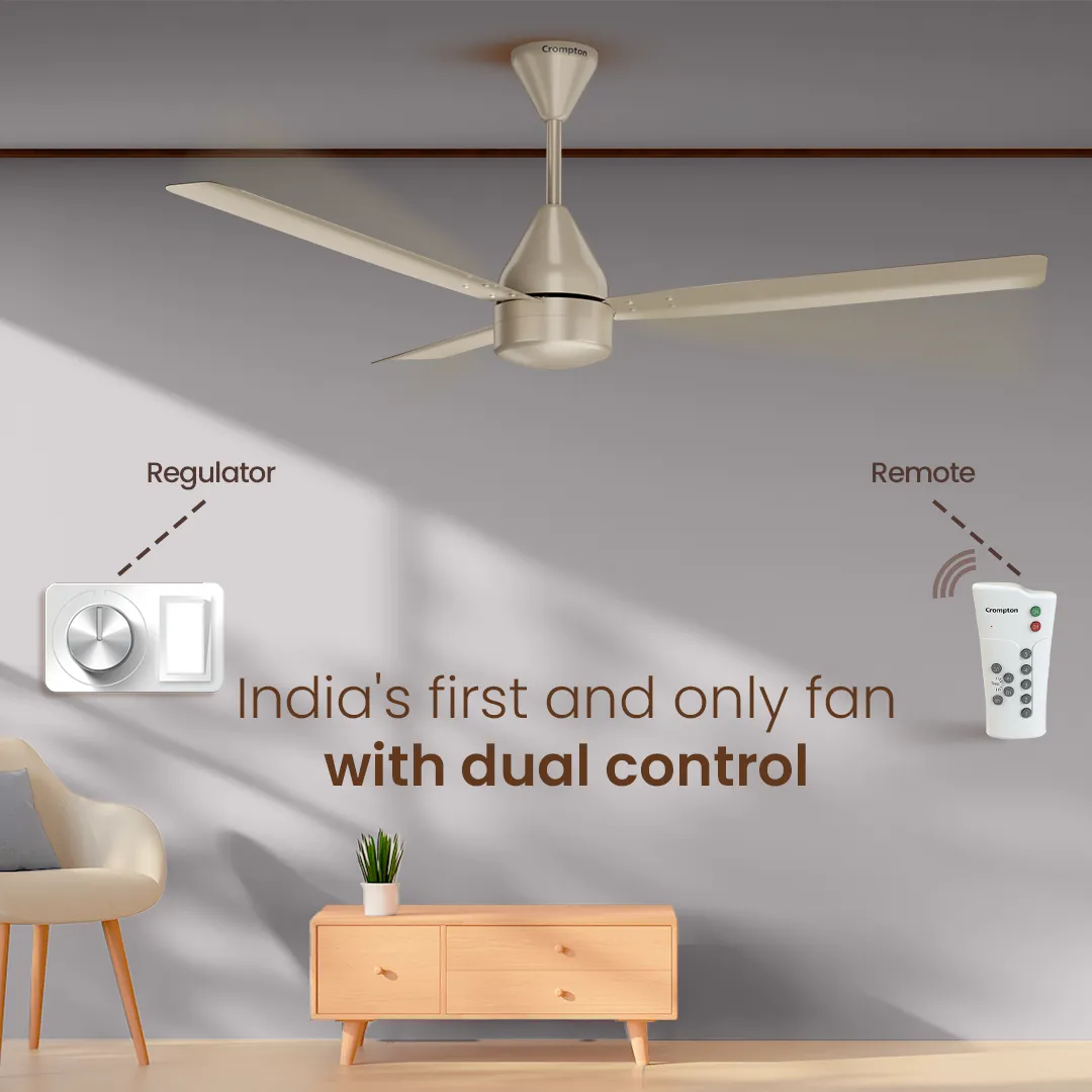 Crompton Energion Groove Regmote BLDC Ceiling Fan