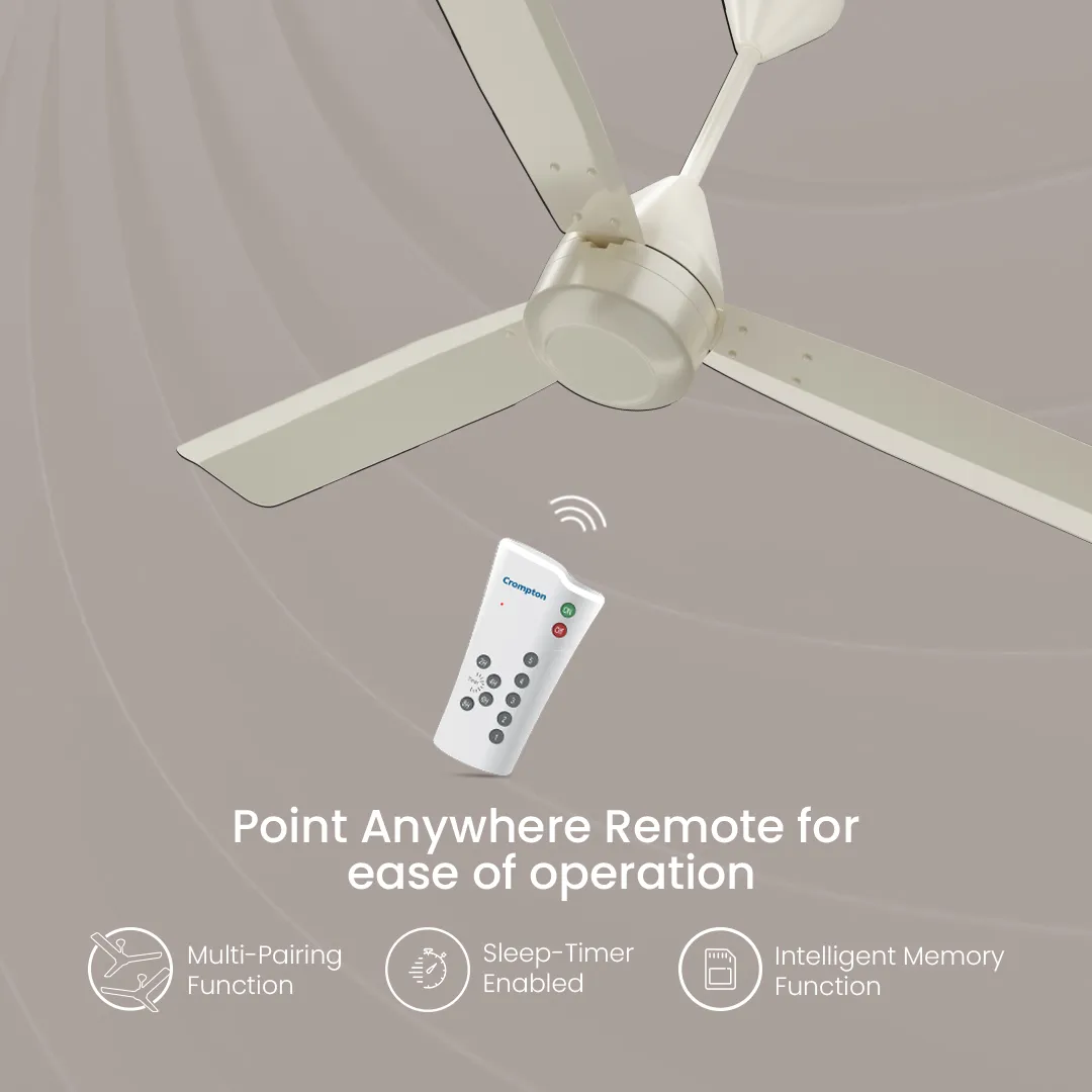 Crompton Energion Groove Remote BLDC Ceiling Fan