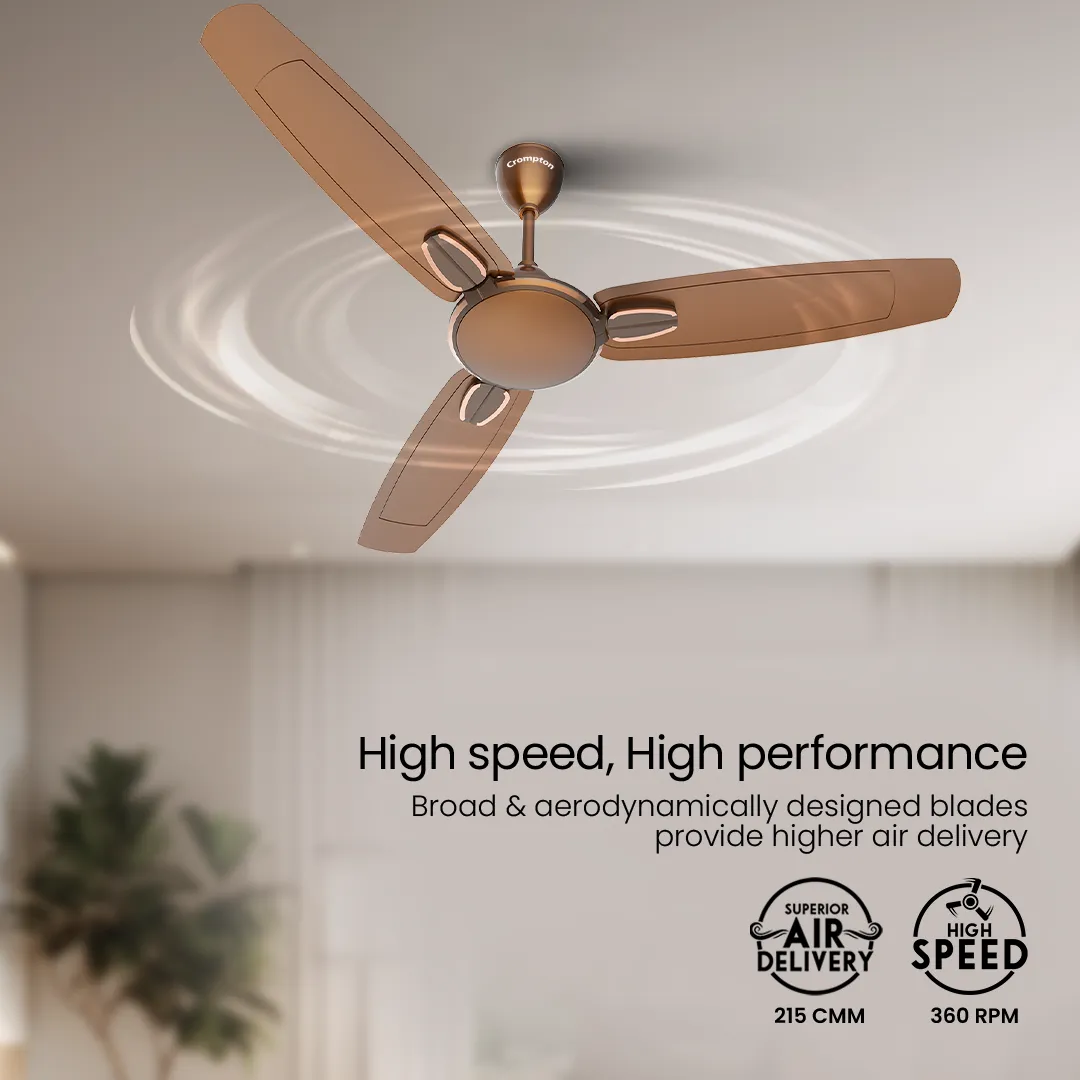 Crompton High Speed Java | Star Rated Ceiling Fan