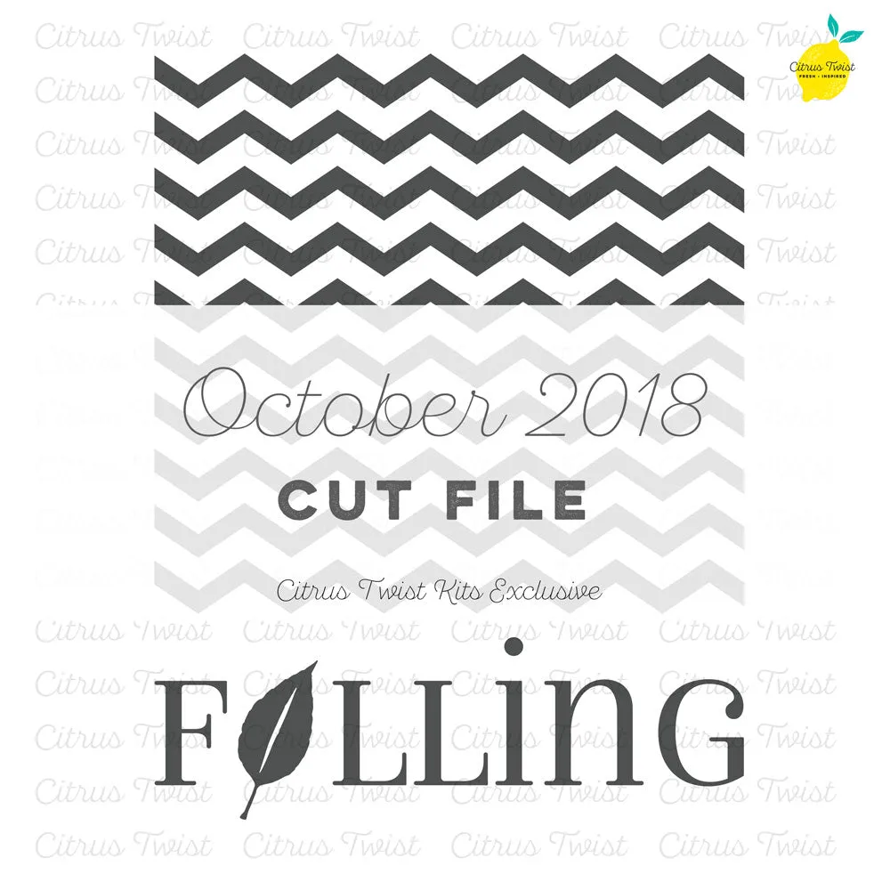 Cut file - Falling - October 2018