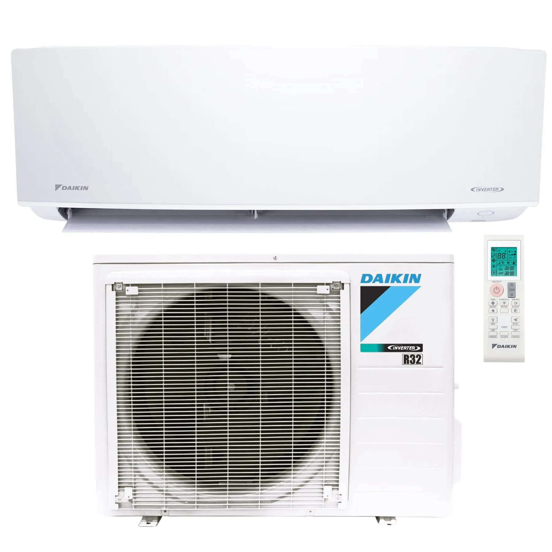 Daikin 12,000 Btu 21 SEER2 Oterra Series Ductless Mini-Split Wall Mount Heat Pump Air Conditioner - R32