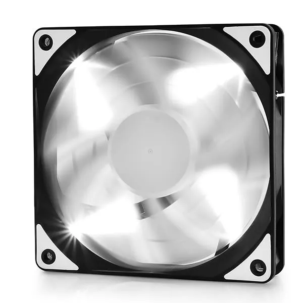 DeepCool | TF120MM | Case Fan Features Unique Patented 2-Layer Blade Design With Built-in White LED