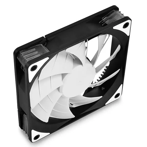 DeepCool | TF120MM | Case Fan Features Unique Patented 2-Layer Blade Design With Built-in White LED