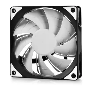 DeepCool | TF120MM | Case Fan Features Unique Patented 2-Layer Blade Design With Built-in White LED