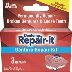 Denture Repair Kit - Dentemp - 3 Repair kit