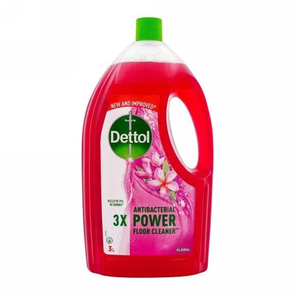 DETTOL FLORAL POWER FLOOR CLEANER 3LTR