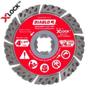 Diablo Diamond Segmented Turbo Masonry Cut-Off with X-LOCK Arbor