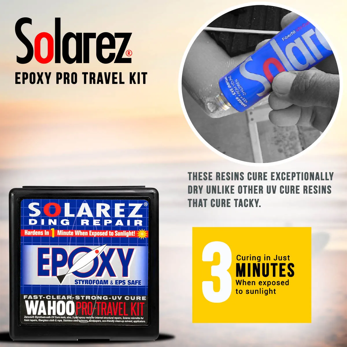 Ding Repair - Solarez Epoxy Pro Travel Kit