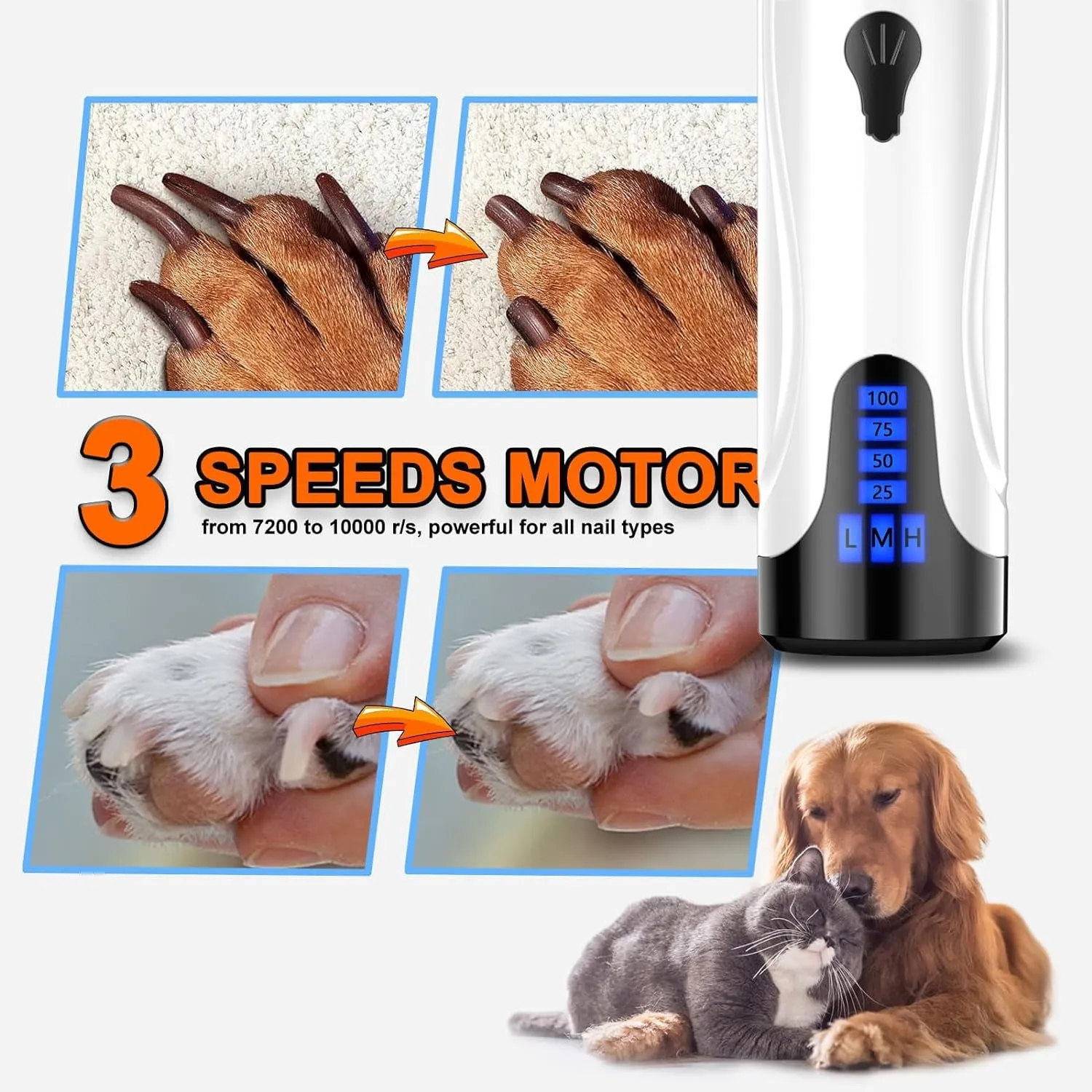 Dog Nail Trimmers and Clippers Kit