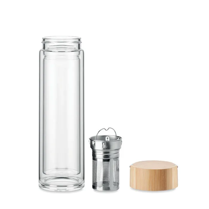 Double Wall Glass Bottle 400ml | BATAMI - MO6854