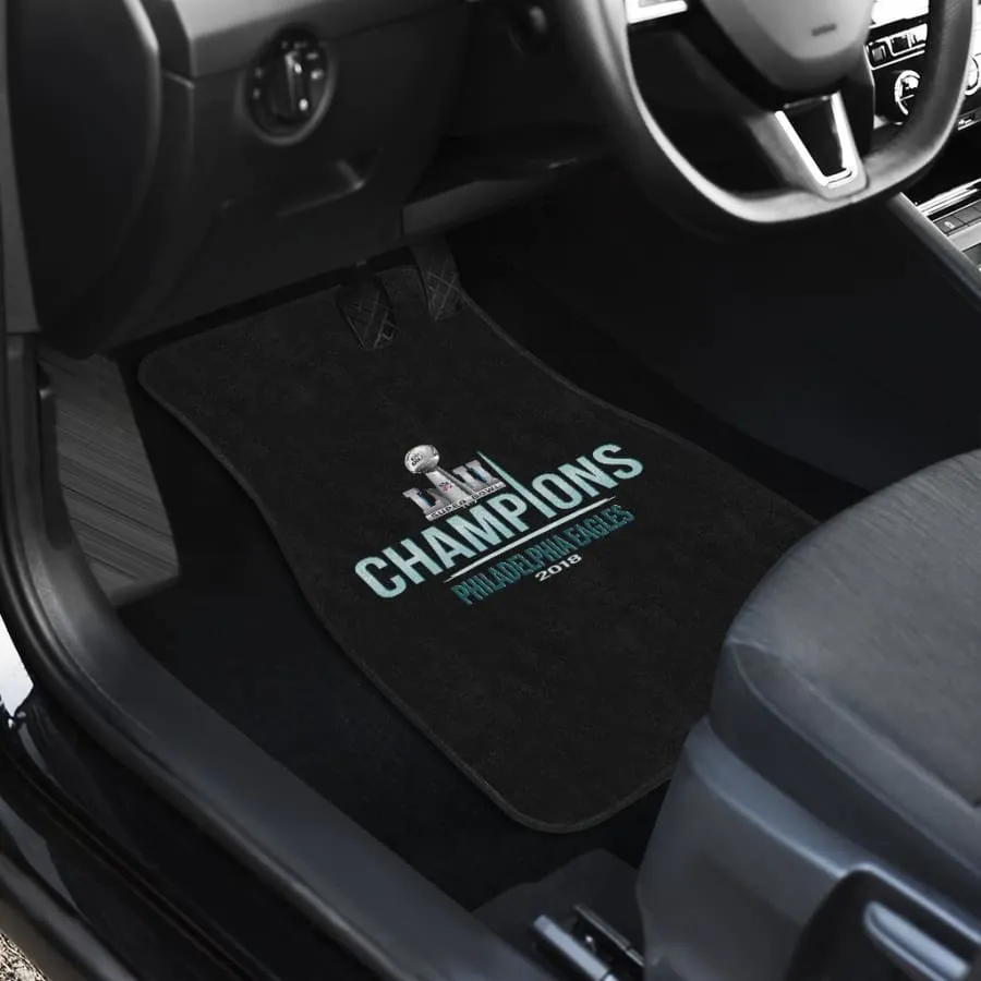 Eagles Fans Car Floor Mats 4pcs |nfl Philadelphia Fans super bowl Champs Car Mats