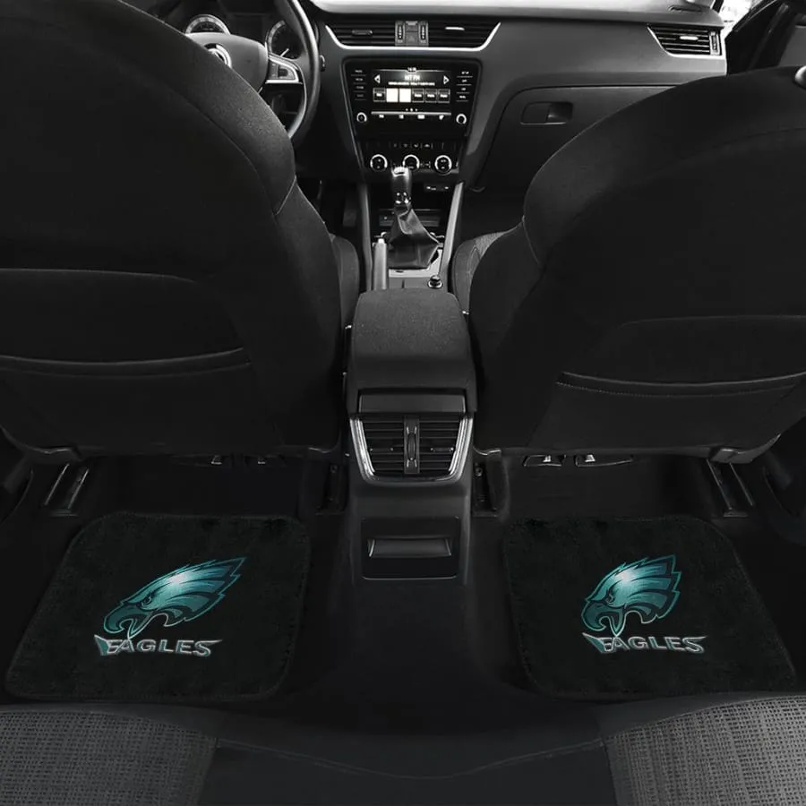 Eagles Fans Car Floor Mats 4pcs |nfl Philadelphia Fans super bowl Champs Car Mats