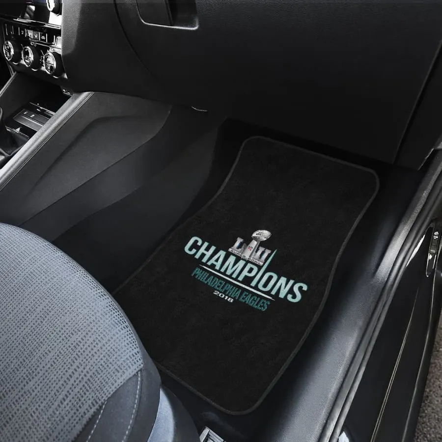 Eagles Fans Car Floor Mats 4pcs |nfl Philadelphia Fans super bowl Champs Car Mats