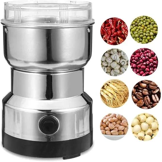 Electric Coffee Grinder, Multifunction Stainless Steel Blenders Smash Machine