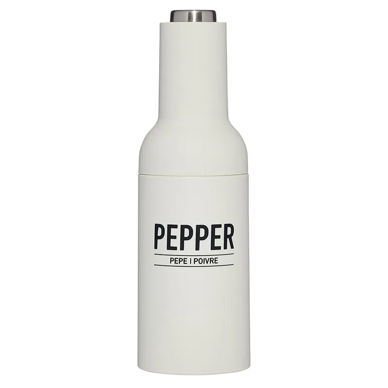 Electric Matte Grey Pepper Grinder