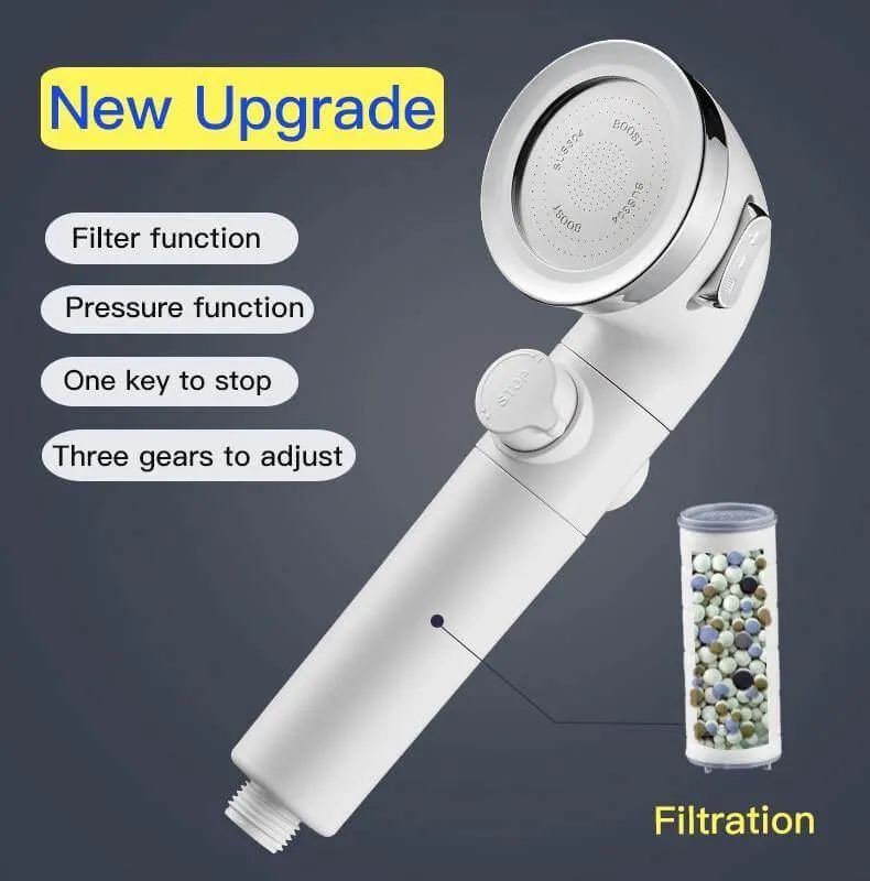 Elegant High Pressure Filter Shower Head