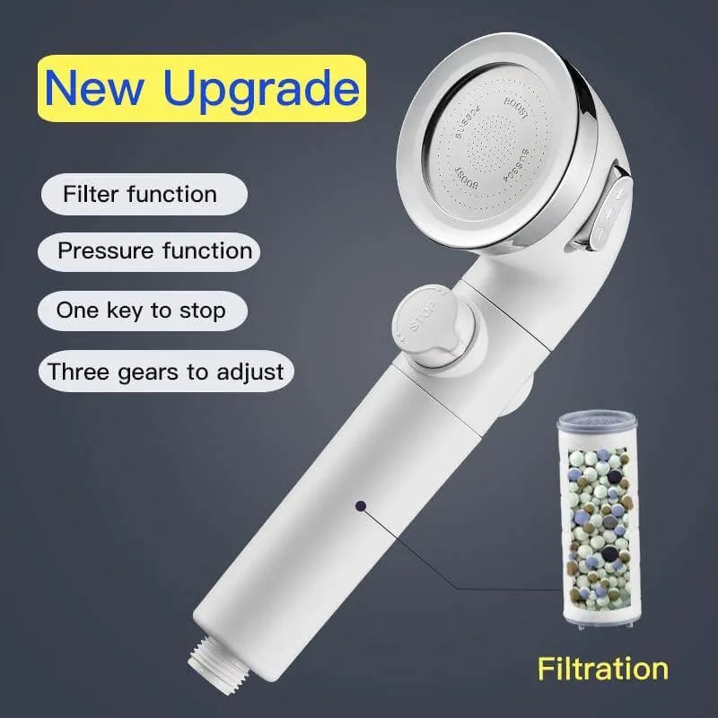 Elegant High Pressure Filter Shower Head