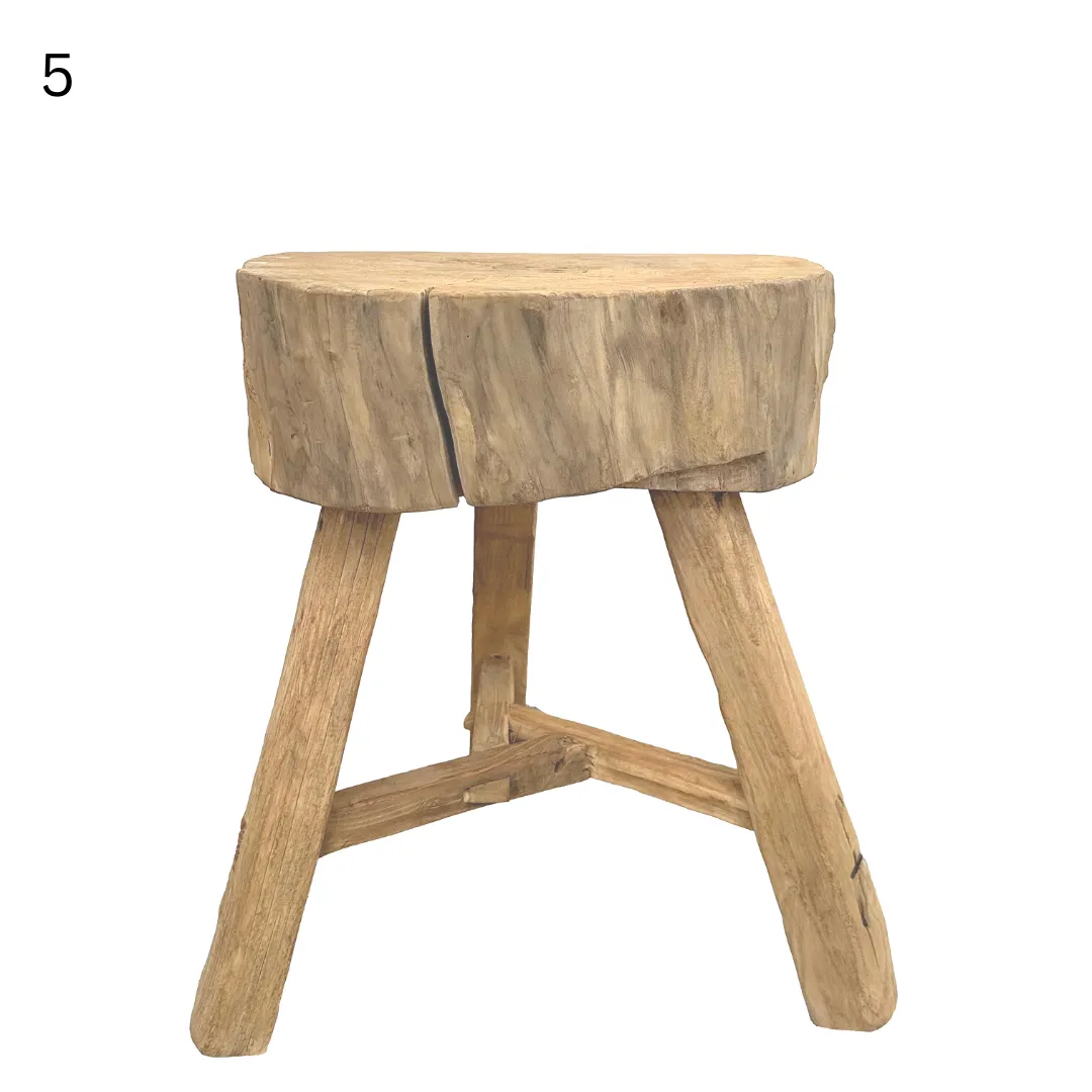 Elm Tree Trunk Side Table