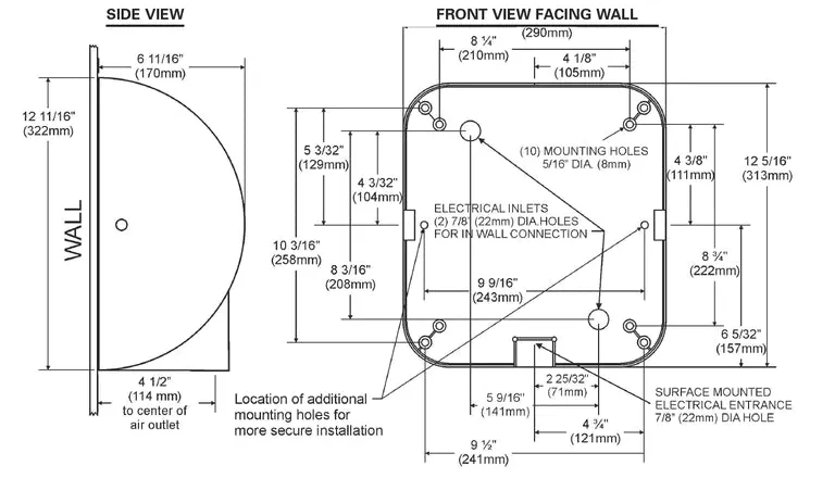 Excel XLERATOR XL-SP (XL-BL) Hand Dryer