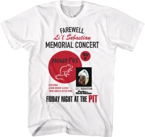 Farewell Li'l Sebastian Memorial Concert Parks and Recreation T-Shirt