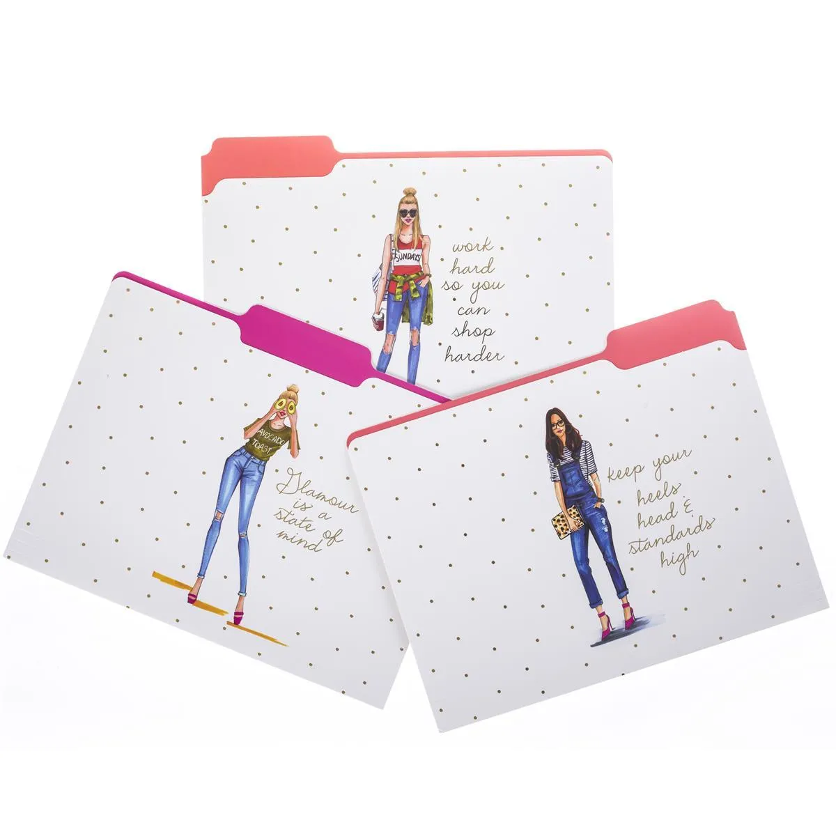 Fashion Divas File Folder Set