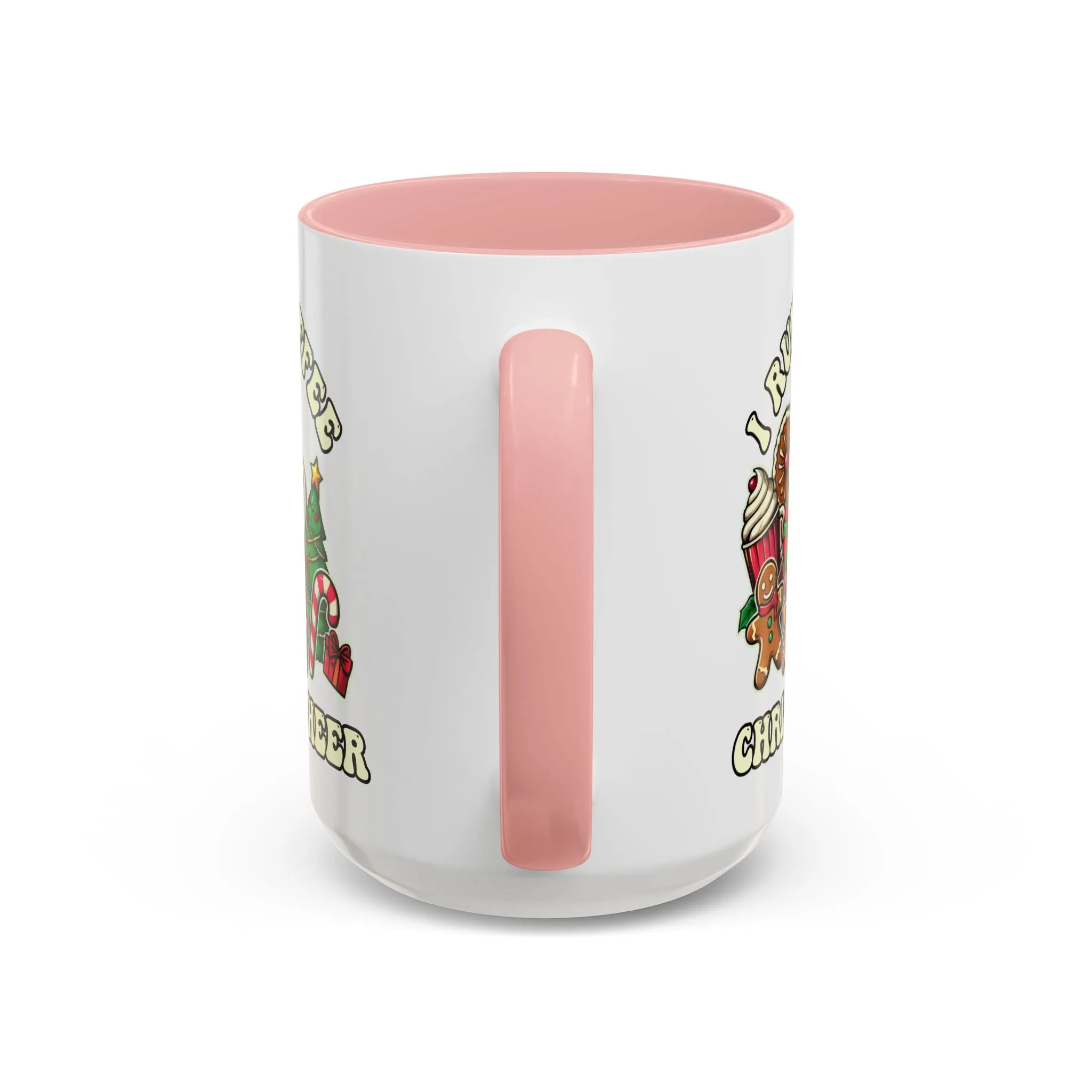 Festive Holiday Coffee Mug - I Run on Coffee and Christmas Cheer