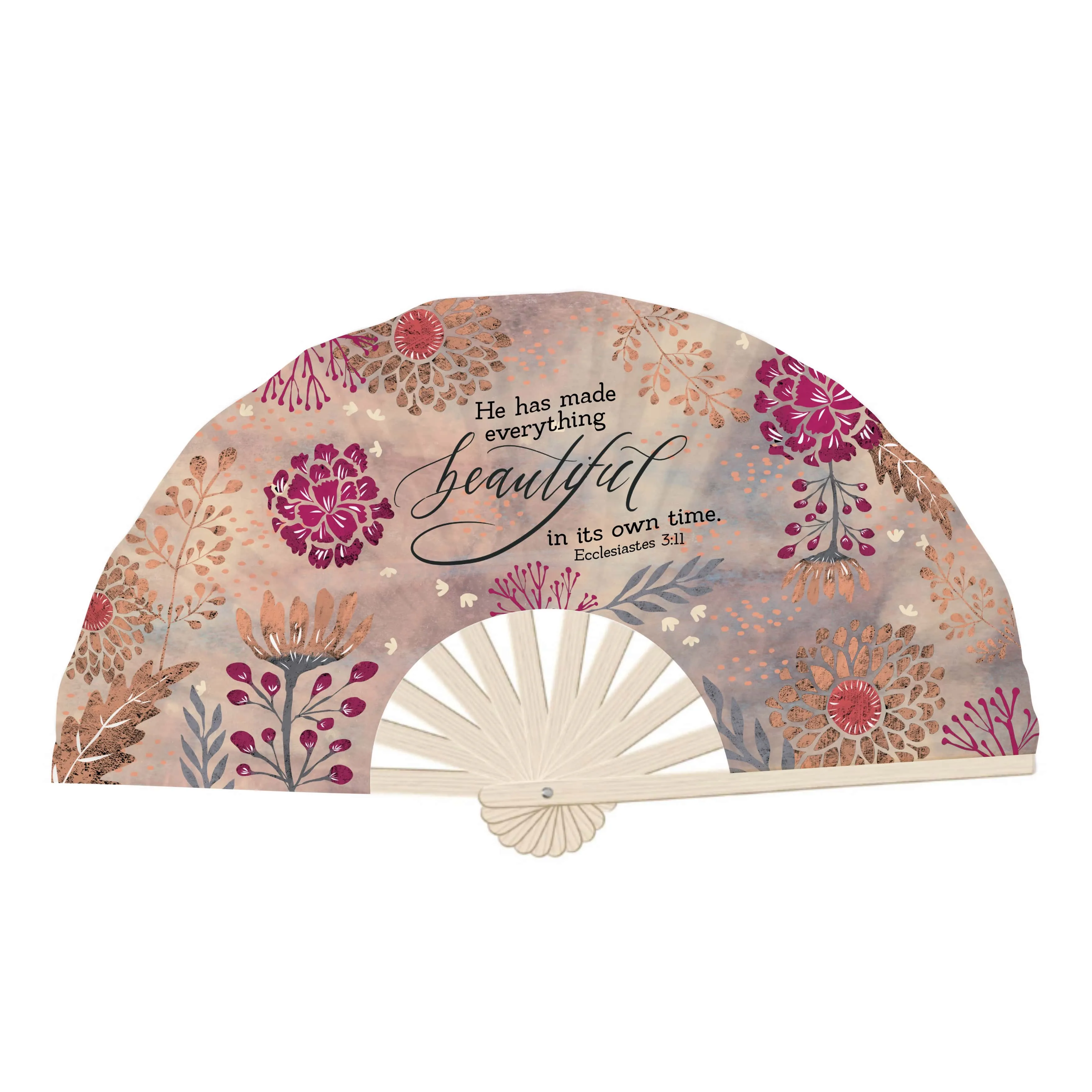 Filipiniana Floral Fan