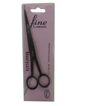 Fine LinesUK Barber Scissors Stainless Steel Black