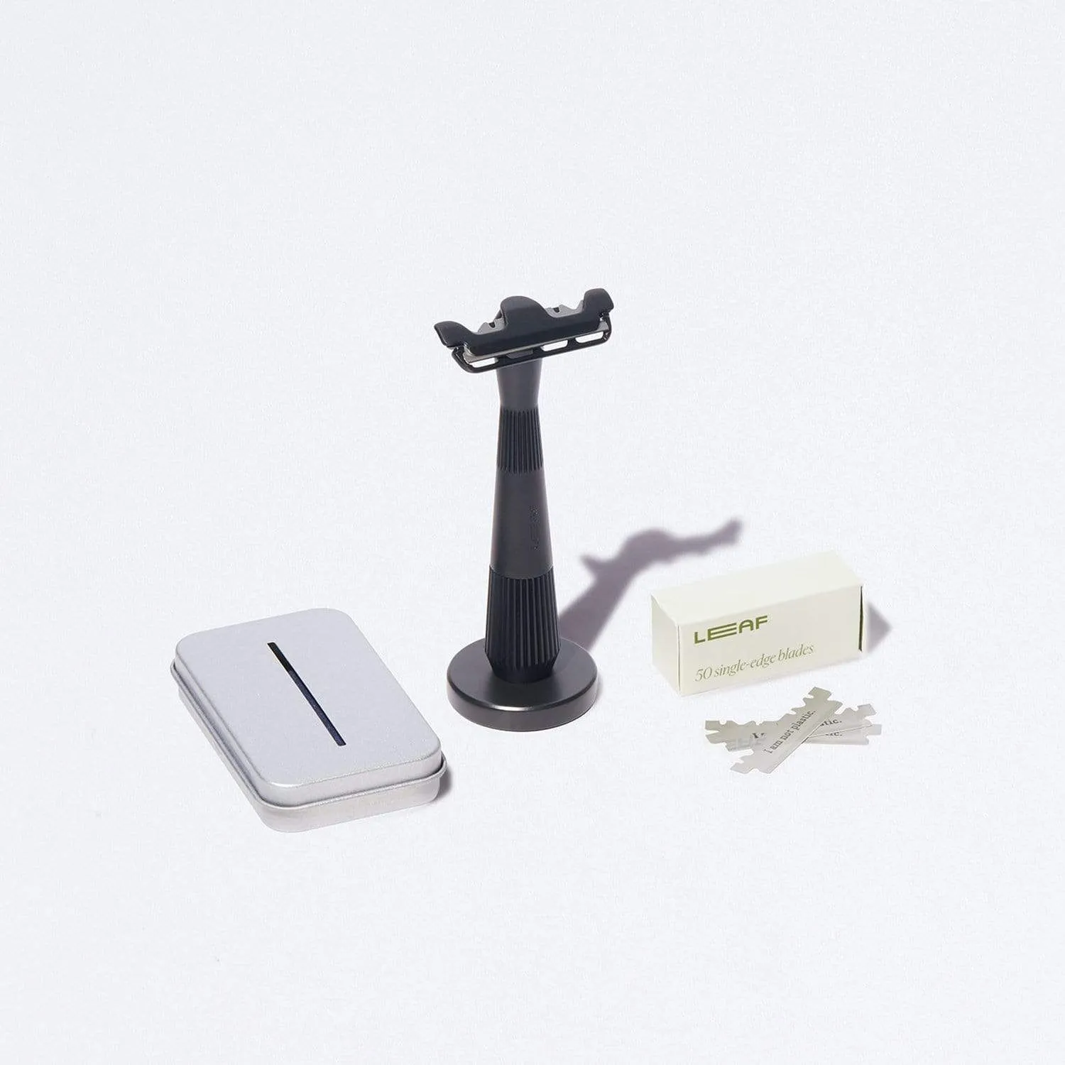 Fixed Head Twig Safety Razor - Sustainable Razor - All-Metal Construction, Single Blade, Multiple Colors