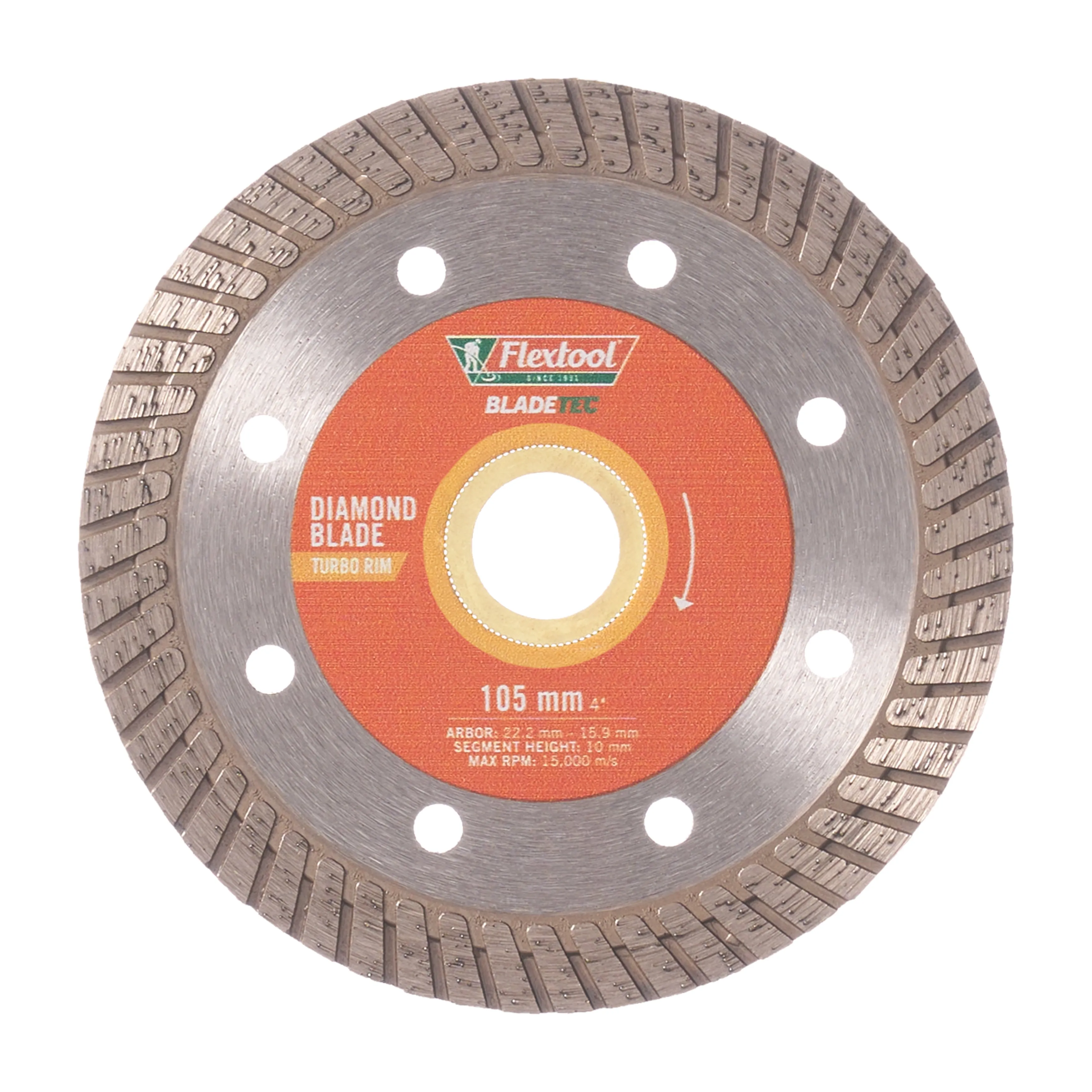 Flextool BladeTec Diamond Blade - Turbo  105 mm 4"'