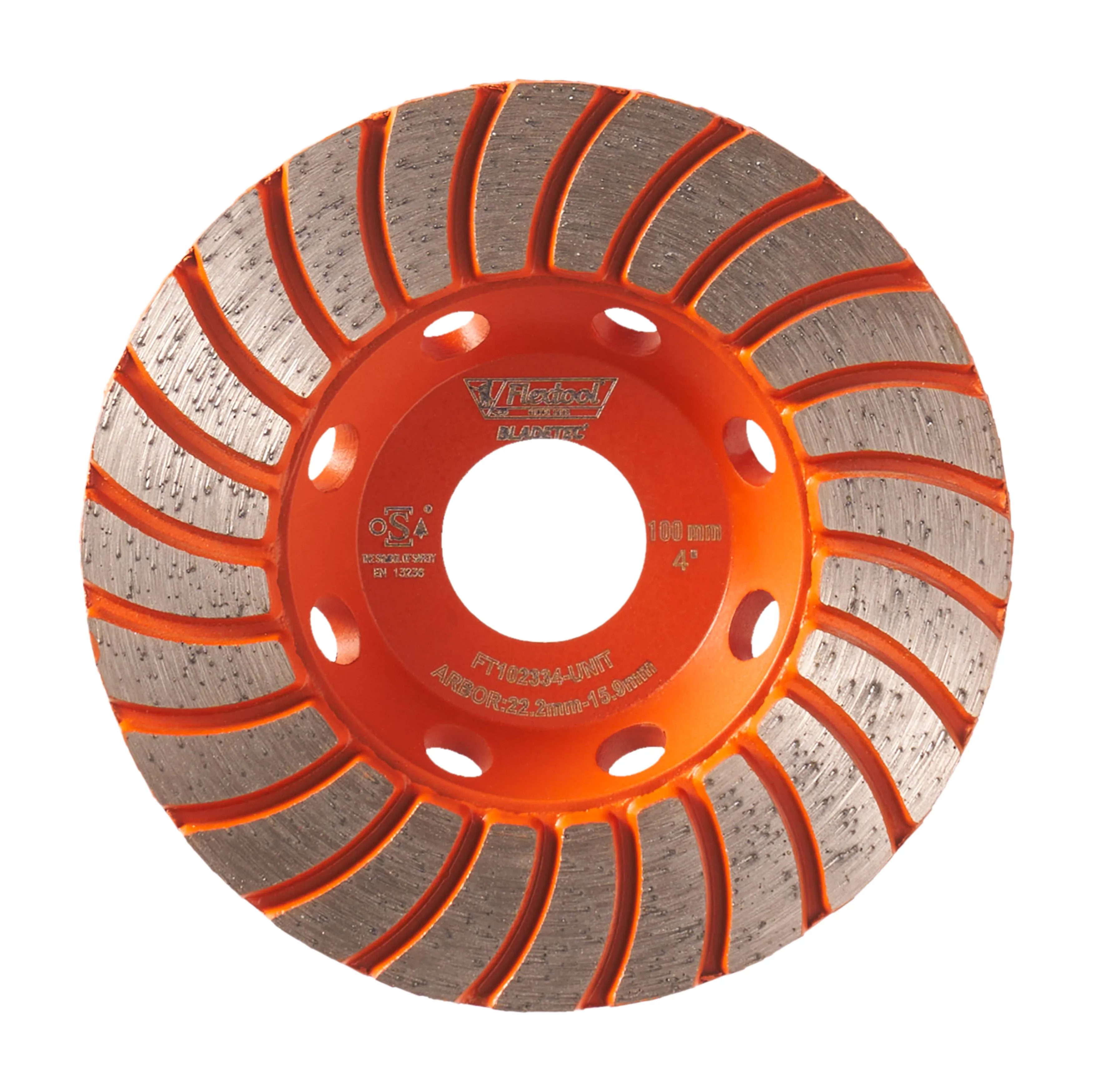 Flextool BladeTec Diamond Cup Wheel - Turbo (Course 100 mm 4")