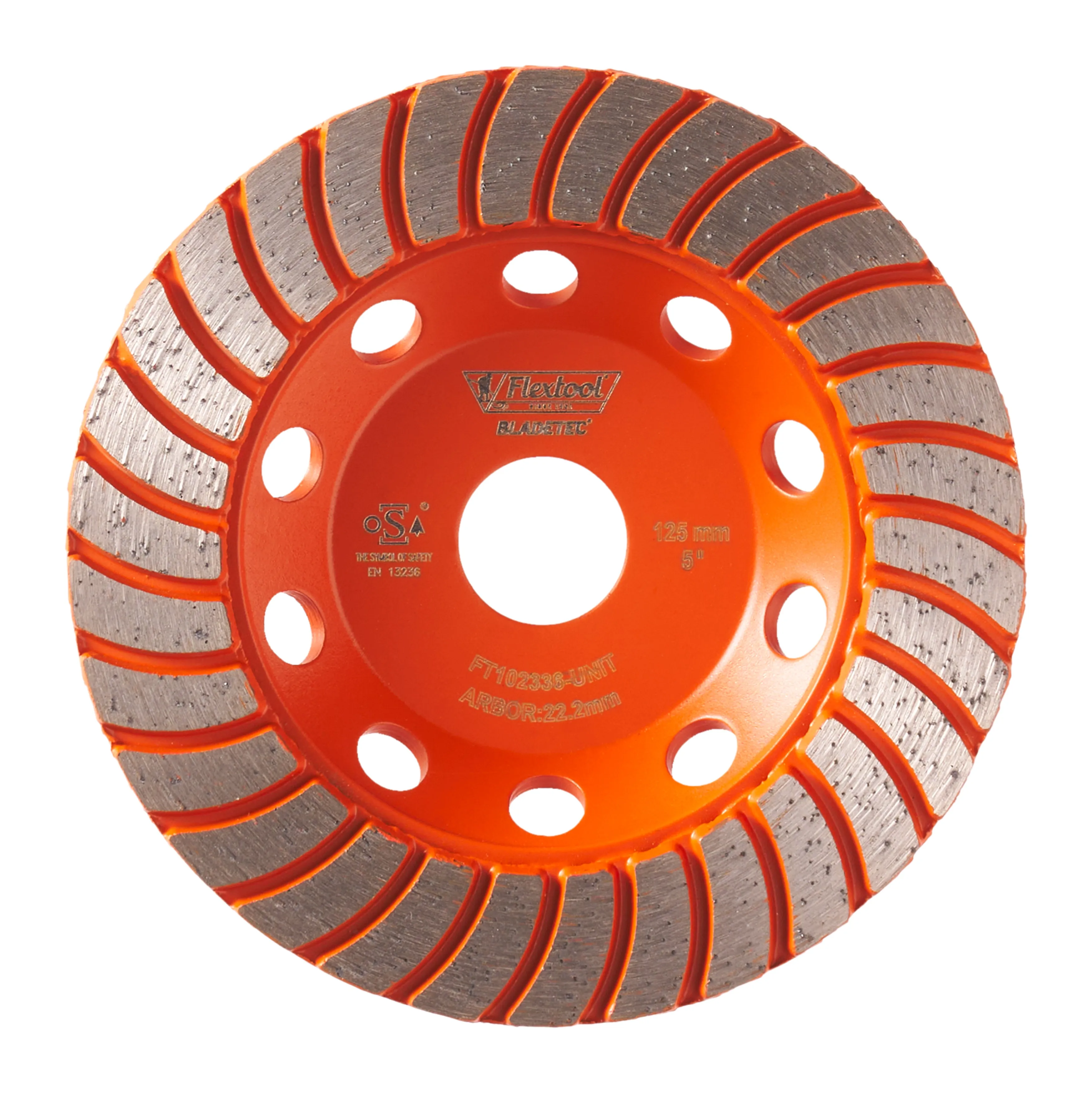 Flextool BladeTec Diamond Cup Wheel - Turbo (Course 125 mm 5")