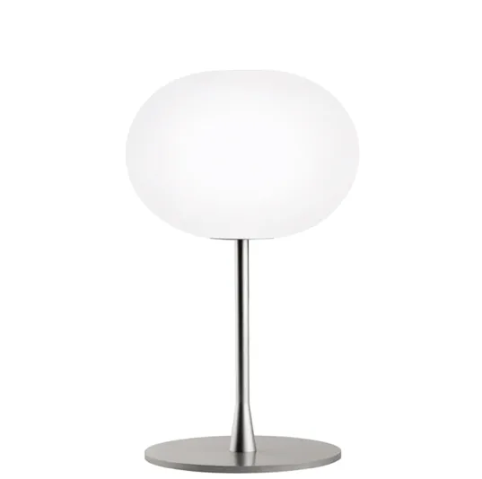 FLOS Glo-Ball T1 Table Lamp In Silver - ID 1390