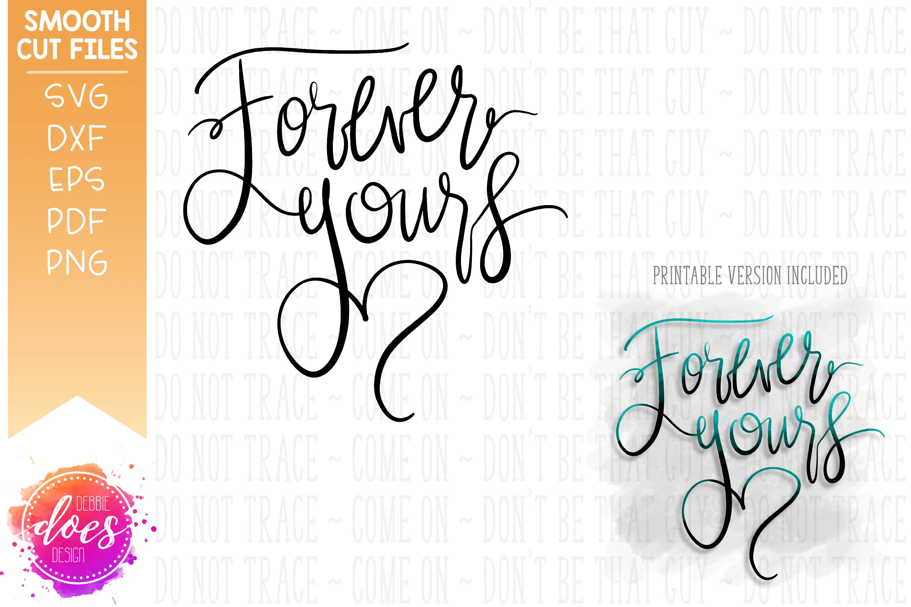 Forever Yours - SVG File