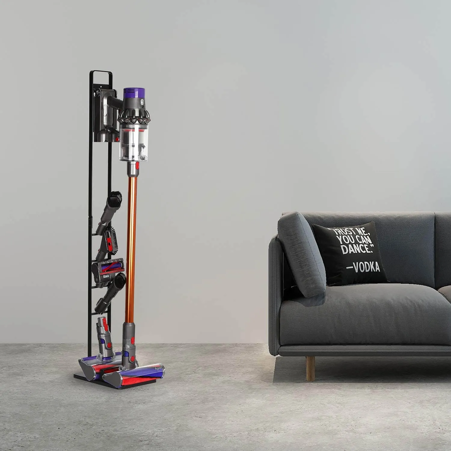 Freestanding Vacuum Stand For Dyson V6 7 8 V10 Compatible