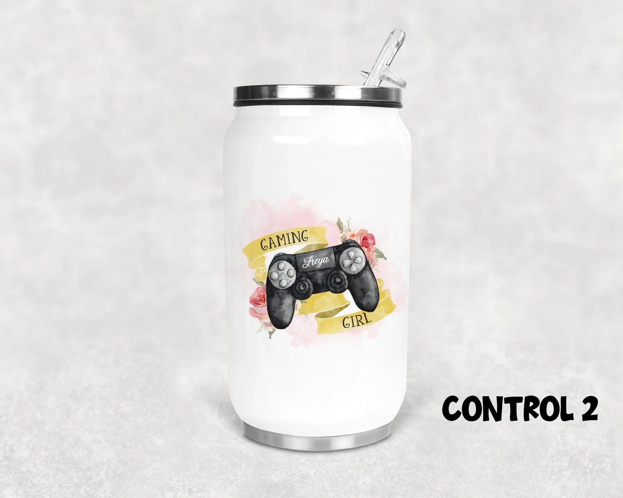 Gaming Girl Can Drinking Bottle