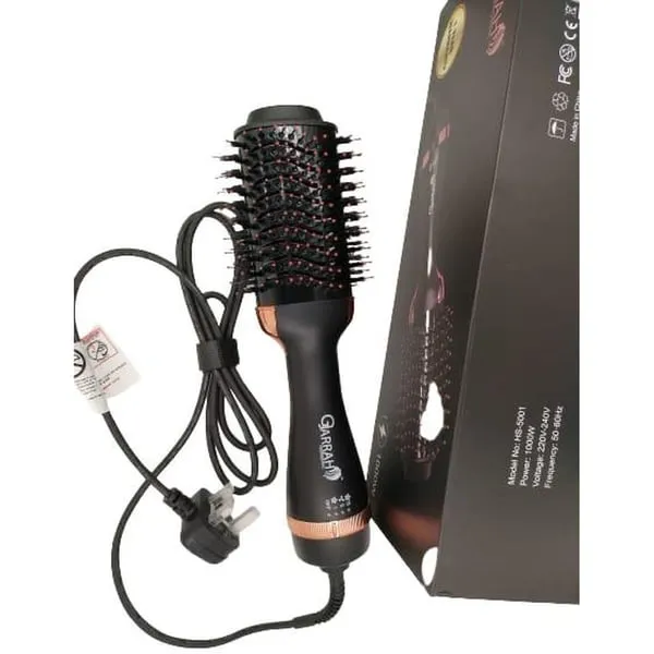 Gjarrah Hair Straightener & Hair Curler & Hair Dryer, HS-5001 - Black