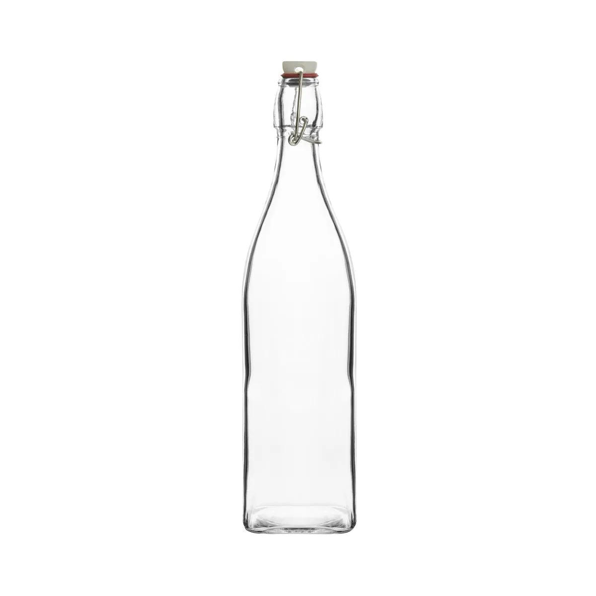 Glass Bottle - Square, 1.0Lt  |TRENTON