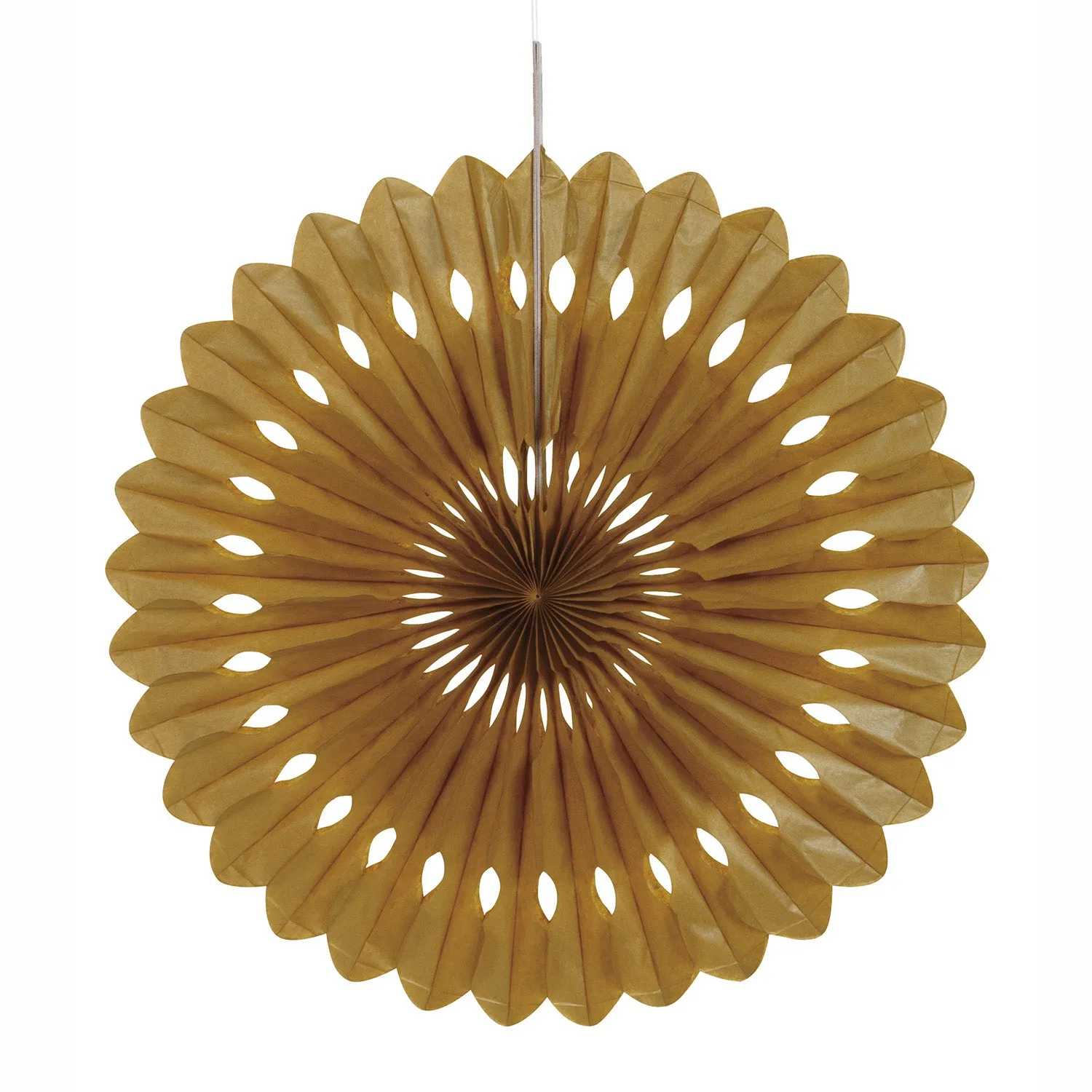 Gold Decorative Fan 40cm