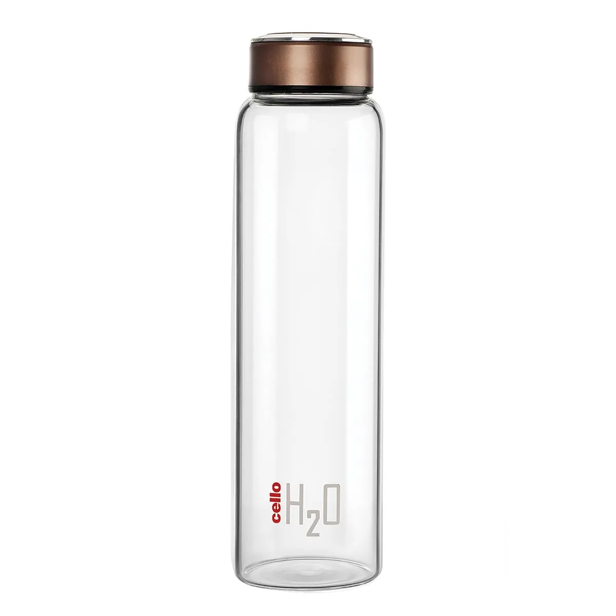 H2O Borosilicate Glass Water Bottle, 1000ml