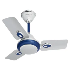 Havells Fusion Decorative Ceiling Fan 600mm Silver Blue