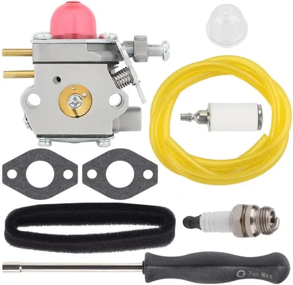 Hipa Carburetor Kit For Troy-Bilt TB32EC TB22EC TB22 TB25C TB80EC String Trimmer #WT-973 753-06190 753-08501