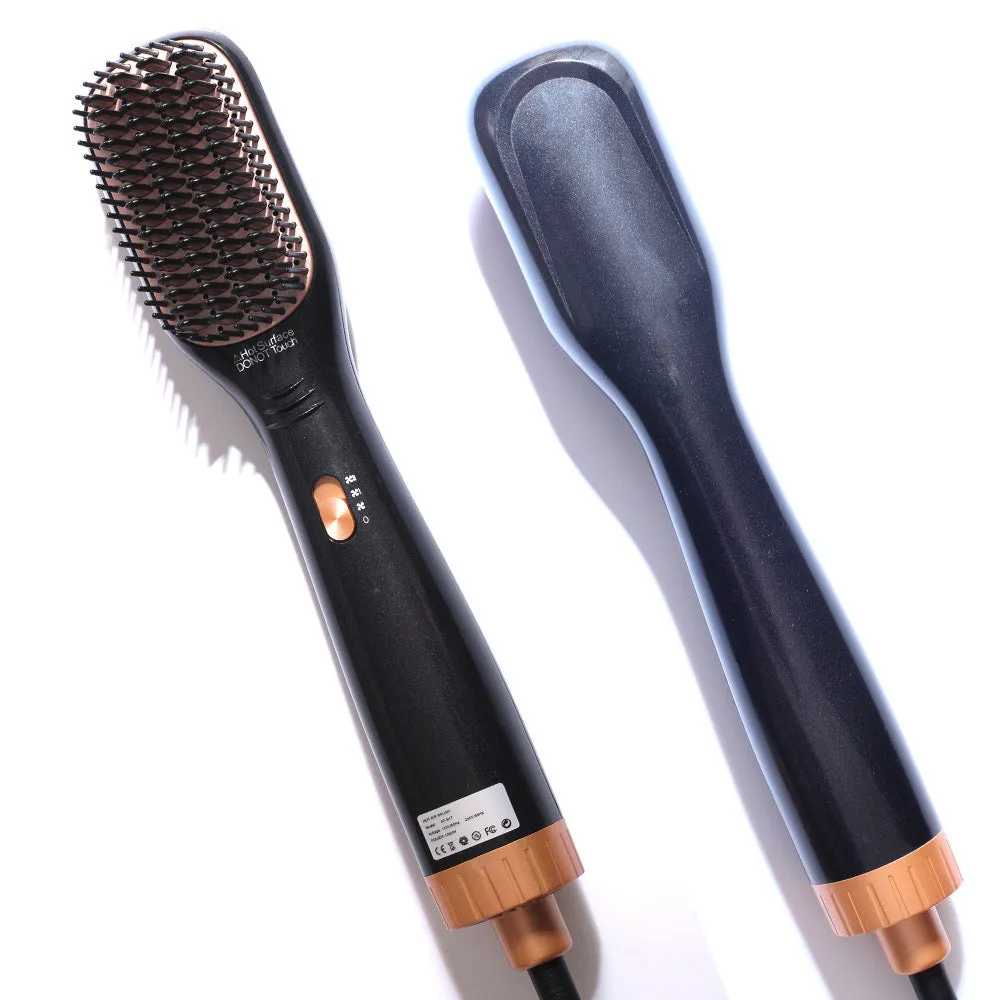 Hot Air Comb 3 In 1 Straight Hair And Curly Hair Dryer Negative Ion Beauty Power Comb Single Step Hot Air Comb