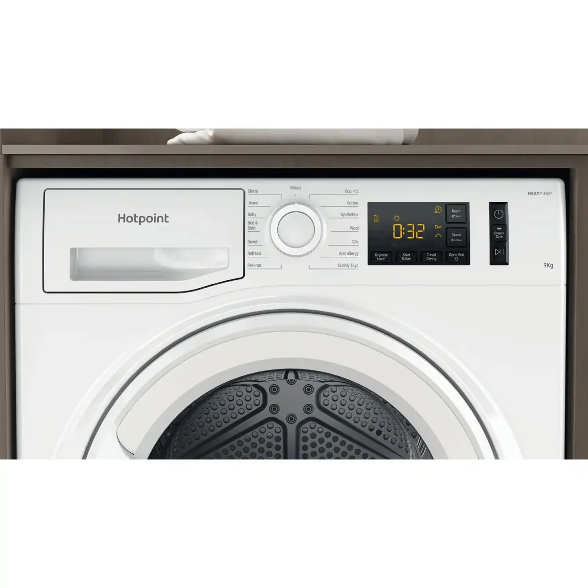 Hotpoint NTM1192UK 9kg Heat Pump Tumble Dryer, White